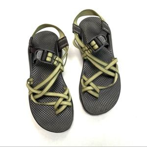 Chaco Double Strap Z Cloud Vibram Sandals Green